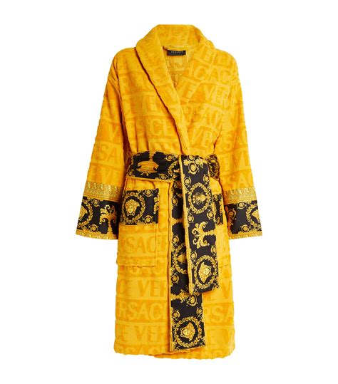 golden versace robe